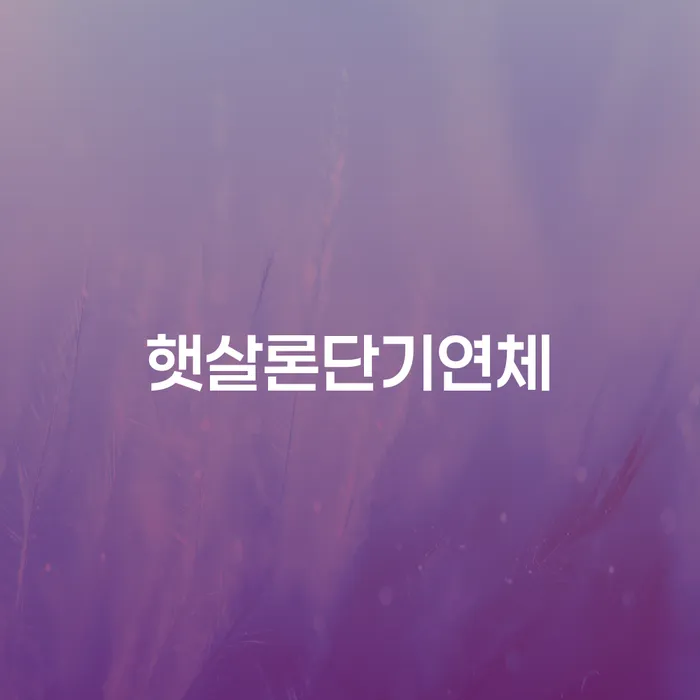 개인회생통장사용 채무 효과적인 해결방법 알아보기