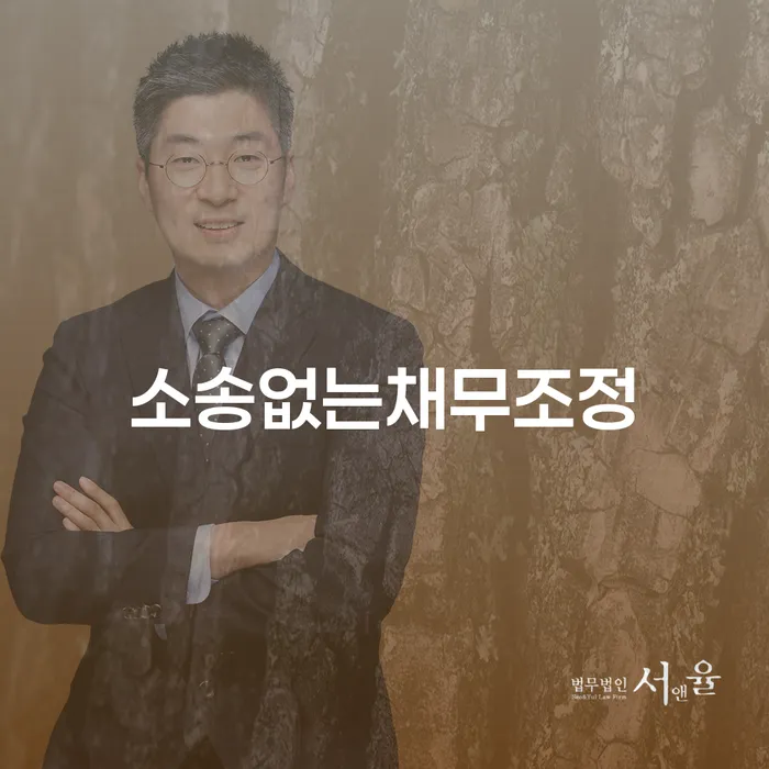 소송 없이 채무를 조정할 수 있는 방법은 무엇일까요?